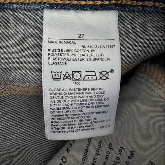 NWT Banana Republic High Rise Slim Jean in Medium Wash Size 27 - Picture 12 of 13